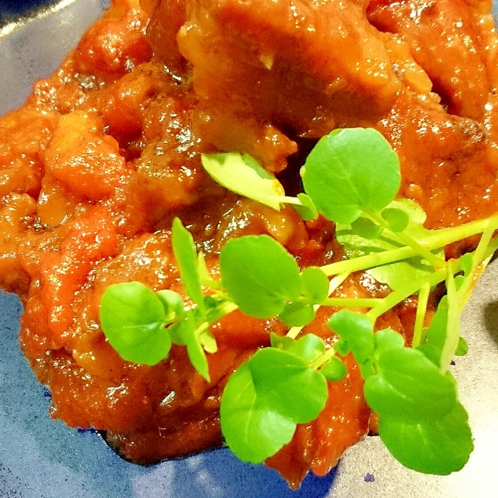 電気圧力鍋で◎トマトの牛すじ煮込み